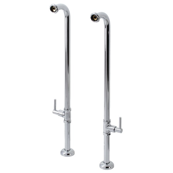 Aqua Vintage AE810S1DL Concord Freestanding Tub Supply Line, Polished Chrome AE810S1DL - main